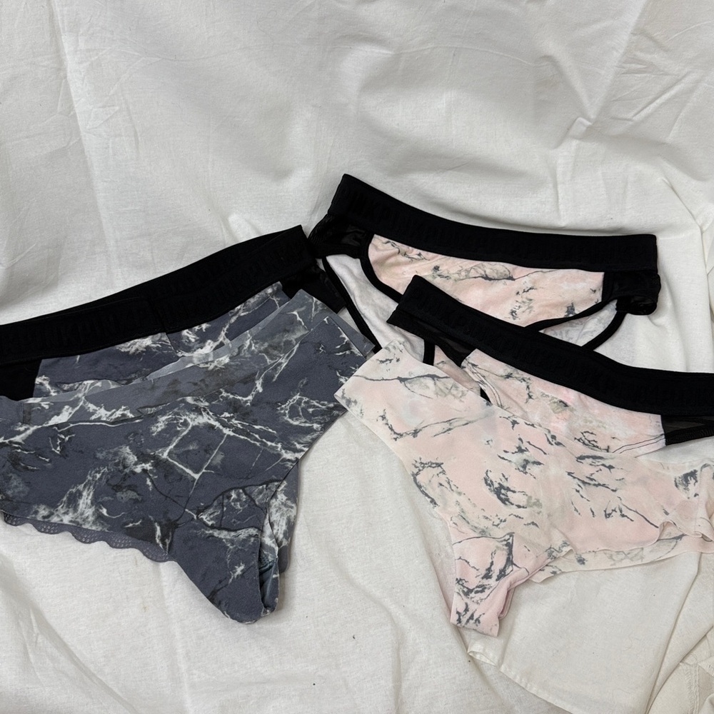 LOT Victorias Secret PINK Lightly Lined T-Shirt Bra 34C - Picture 9 of 14